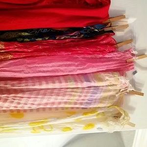Scarves and more scarves